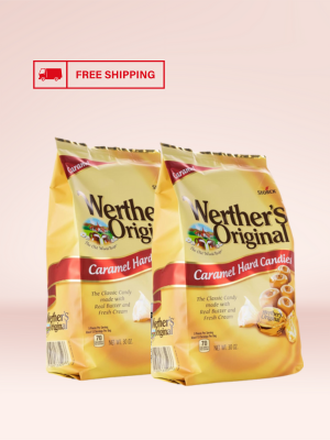 Werthers Original Hard Candy Caramels Pack of 2 (30oz Each)