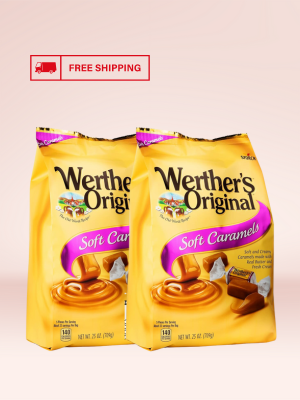 Werther's Original Soft Caramel Candy Pack of 2