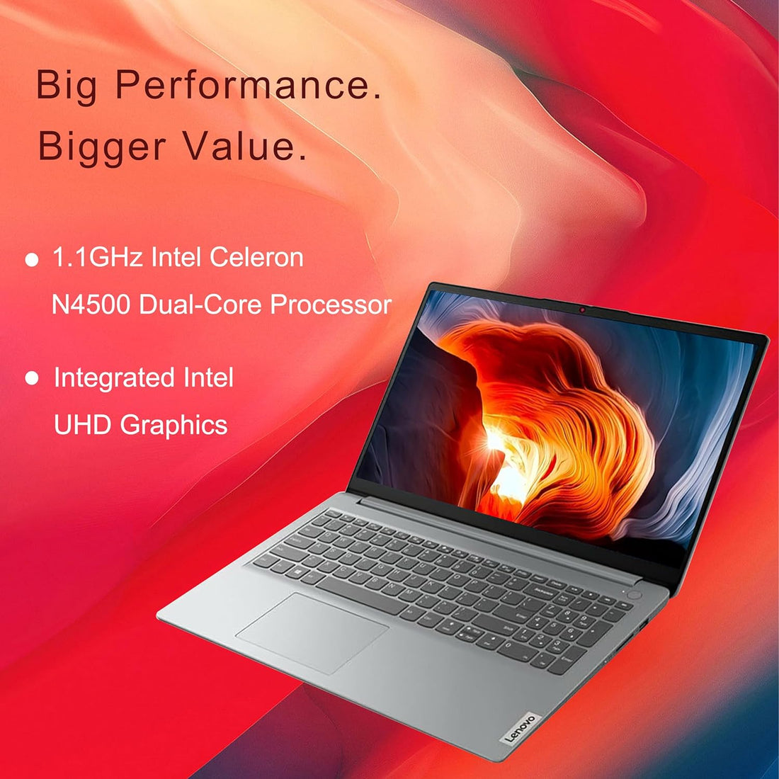 LENOVO IdeaPad 1 Laptop, 15.6” FHD Display