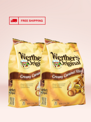 Werther's Original Creamy Caramel Filled Pack of 2